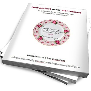 Niet perfect maar wel relaxed - minibook mindful eten